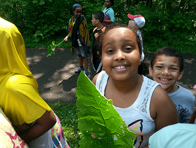 Students smiling