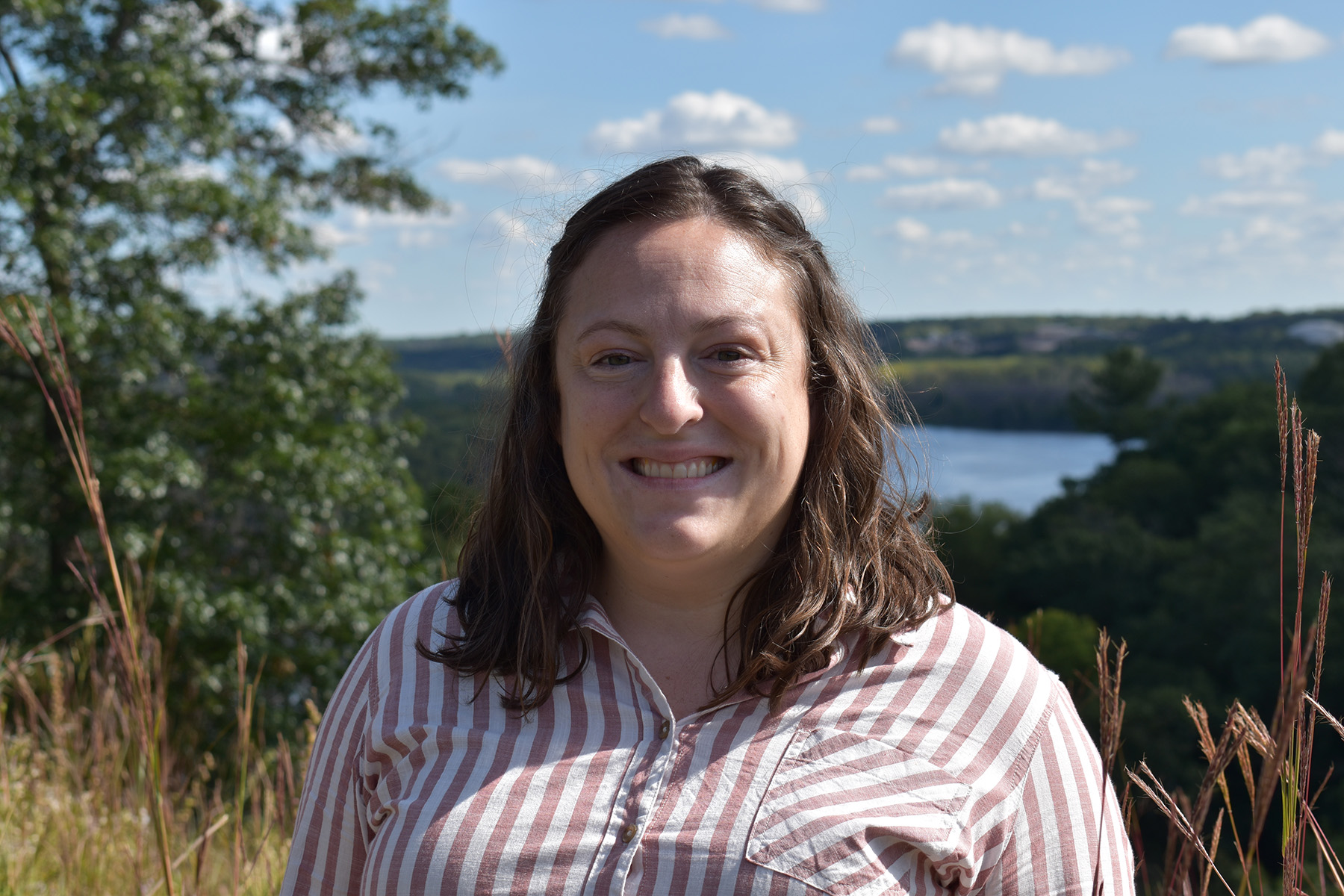 Allyson Petry at the river