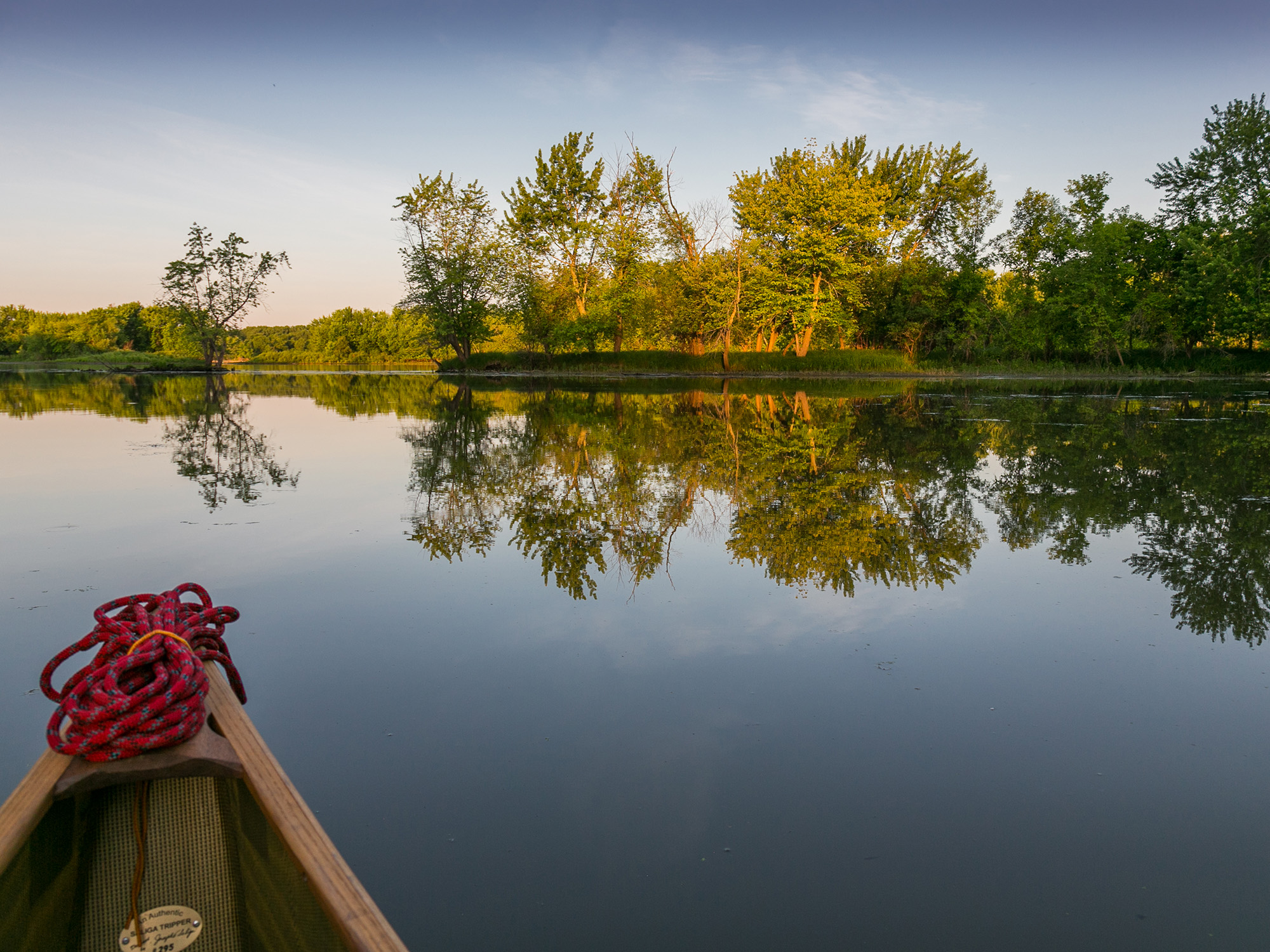 Canoe on the water