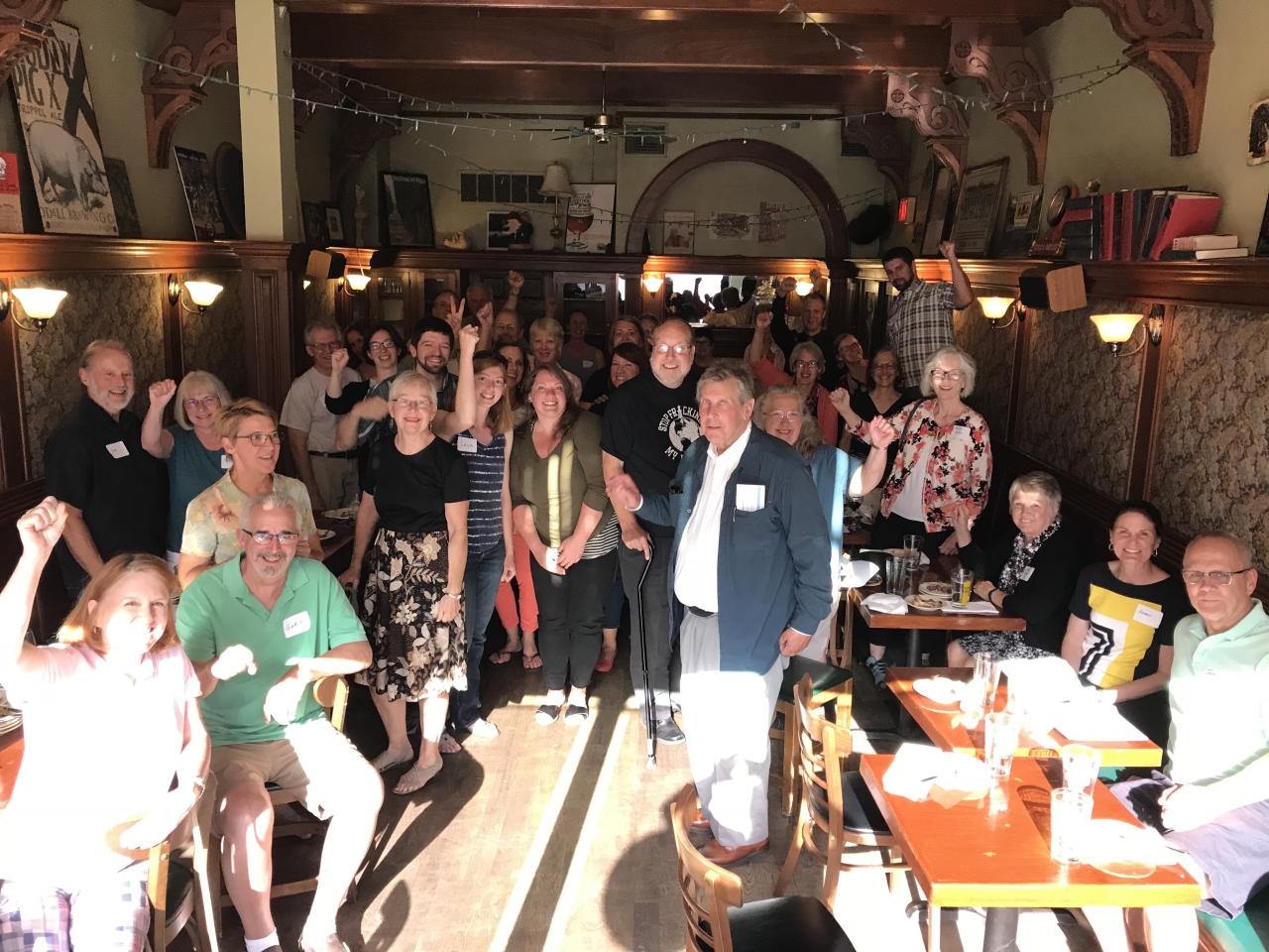 River Guardians at the 2018 Legislative Session Wrap-up Happy Hour.