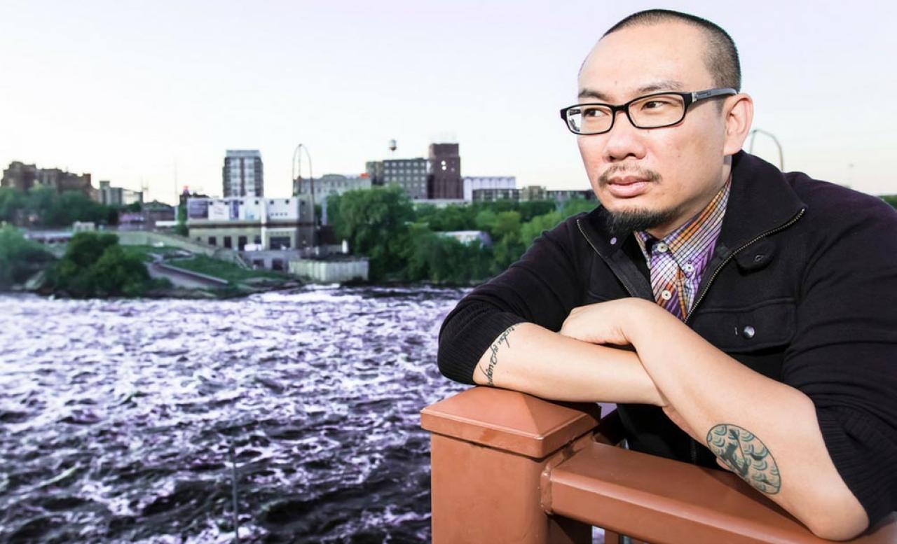 Minneapolis-based poet, Bao Phi.