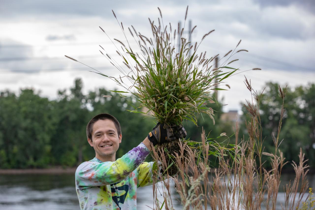 Allan Tokuda at Ole Olson Park