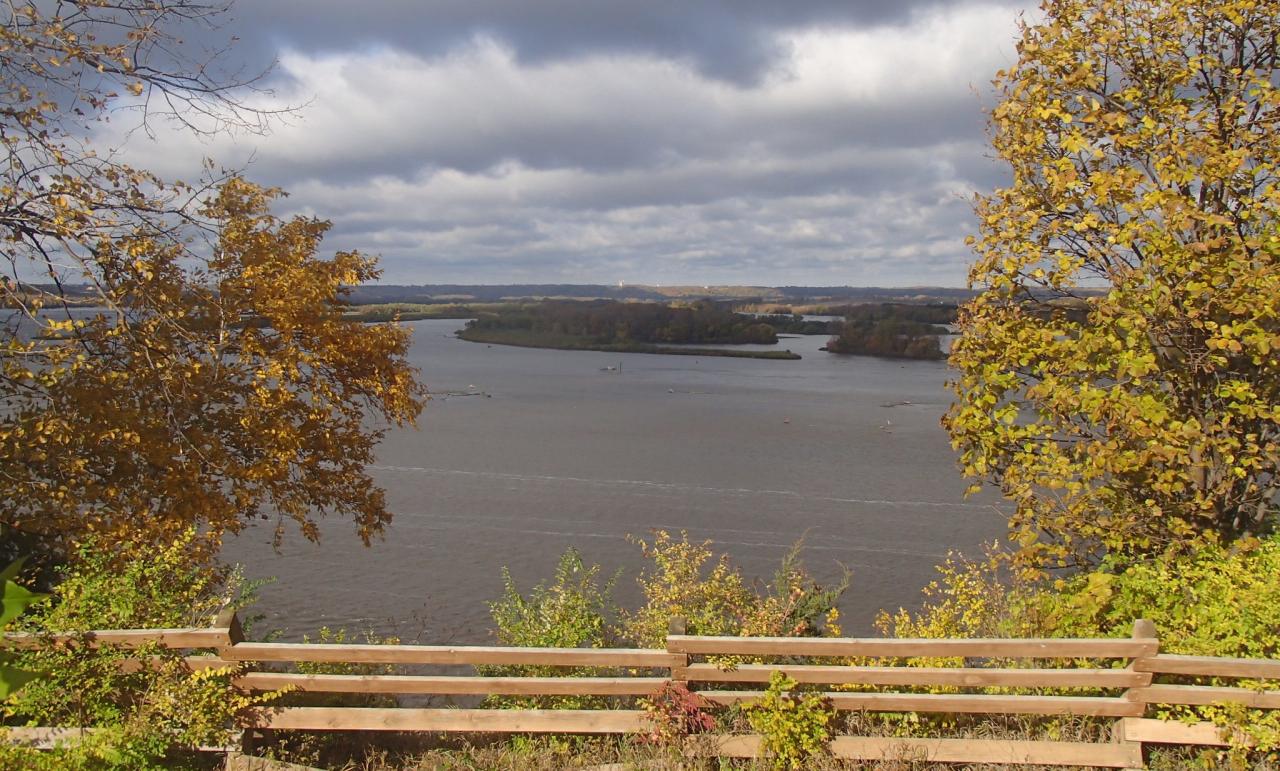 View from Schaar's Bluff in Nininger Township