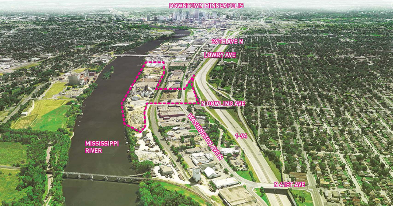 Minneapolis's Upper Harbor Terminal redevelopment site.