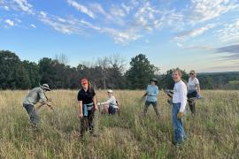 Volunteers at Grey Cloud Dunes in 2022