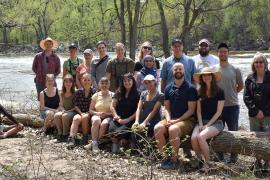 FMR staff photo by the river