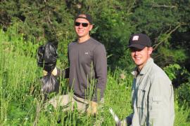 Pine Bend volunteers in allysum