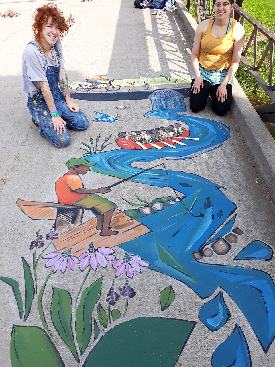 Mural at Lake Phalen